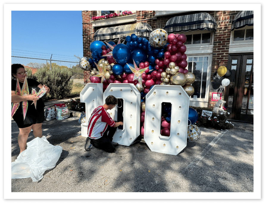 Rutherford 100 Year Anniversary Sign